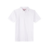 Bobson Japanese Men's Basic Collared shirt for Men Missed Lycra Fabric Trendy Fashion High Quality Apparel Comfortable Casual Polo shirt for Men Slim Fit 152332 (White)