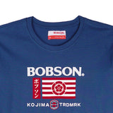 Bobson Japanese Men's Basic Tees for Men Missed Lycra Fabric Trendy Fashion High Quality Apparel Comfortable Casual Top for Men Slim Fit 147223 (Poseidon)