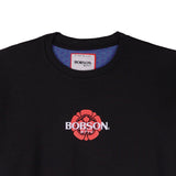 Bobson Japanese Men's Basic Tees for Men Trendy Fashion High Quality Apparel Comfortable Casual Top for Men Boxy Fit 116787 (Black)