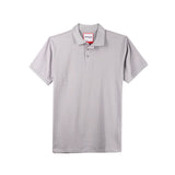 Bobson Japanese Men's Basic Collared Shirt Missed Lycra Fabric Slim Fit 152351 (Gray)