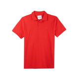 Bobson Japanese Men's Basic Collared Shirt Missed Lycra Fabric Slim Fit 152351 (Tango Red)