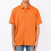 Bobson Japanese Men's Basic Woven Button Down Shirt Regular Fit 141981 (Mango)