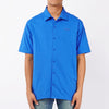 Bobson Japanese Men's Basic Woven Button Down Shirt Regular Fit 141981 (Princess Blue)