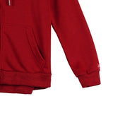 Bobson Japanese Ladies Basic Hoodie Jacket Regular Fit 121456 (Red)
