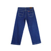 Bobson Japanese Ladies Basic Denim Baggy Jeans 153960 (Medium Shade)