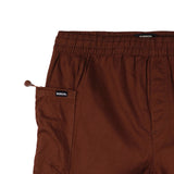 Bobson Japanese Ladies Basic Non-Denim Drawstring Pants 154431-U (Brown)