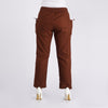 Bobson Japanese Ladies Basic Non-Denim Drawstring Pants 154431-U (Brown)