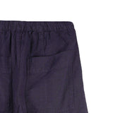 Bobson Japanese Ladies Basic Non-Denim Drawstring Pants 154422-U (Navy)