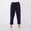 Bobson Japanese Ladies Basic Non-Denim Drawstring Pants 154422-U (Navy)