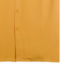 Bobson Japanese Men's Basic Button Down Woven Shirt Comfort Fit 151971-U (Yellow Gold)