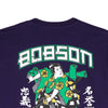 Bobson Japanese Men's Basic Tees with Back Print Comfort Fit 158579-U (Navy)