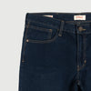 Bobson Japanese Men's Basic Denim Skinny Mid Waist 152060-U (Dark Shade)