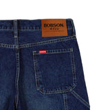 Bobson Japanese Men's Basic Denim Short Carpent Mid Waist 151908 (Medium Shade)