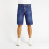 Bobson Japanese Men's Basic Denim Short Carpent Mid Waist 151908 (Medium Shade)