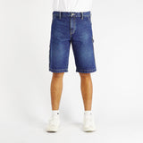 Bobson Japanese Men's Basic Denim Short Carpent Mid Waist 151908 (Medium Shade)