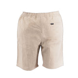 Bobson Japanese Men's Basic Non-Denim Jogger Short Mid Waist 155512 (Beige)