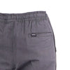 Bobson Japanese Men's Basic Non-Denim Jogger Short Mid Waist 155512 (Dark Gray)