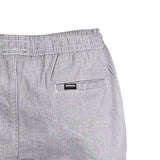 Bobson Japanese Men's Basic Non-Denim Jogger Short Mid Waist 155512 (Off White)