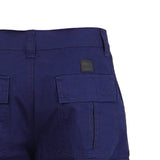 Bobson Japanese Men's Basic Non-Denim Cargo Short Mid Waist 123077 (Navy)