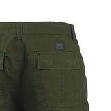 Bobson Japanese Men's Basic Non-Denim Cargo Short Mid Waist 123055 (Fatigue)