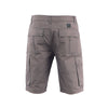 Bobson Japanese Men's Basic Non-Denim Cargo Short Mid Waist 123066 (Gray)