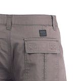 Bobson Japanese Men's Basic Non-Denim Cargo Short Mid Waist 123066 (Gray)