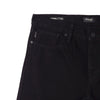 Bobson Japanese Men's Basic Denim Regular Straight Mid Waist 157173 (Black)