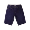 Bobson Japanese Men's Basic Denim Tapered Short 155843 (Dark Shade)