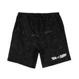 Bobson Japanese X Tom and Jerry Men's Basic Non-Denim Jogger Short 132070 (Black)