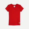 Bobson Japanese Ladies Basic Tees Missed Lycra Fabric Regular Fit 146336 (Barbados Cherry)