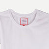 Bobson Japanese Ladies Basic Tees Missed Lycra Fabric Regular Fit 146336 (White)