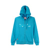 Bobson Japanese Ladies Basic Hoodie Jacket Regular Fit 121472 (Teal)