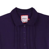 Bobson Japanese Ladies Basic Collared Shirt Regular Fit 128961 (Navy)