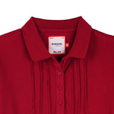 Bobson Japanese Ladies Basic Collared Shirt Regular Fit 128961 (Rumba Red)