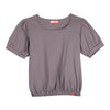 Bobson Japanese Ladies Basic Tees Boxy Fit 155413-U (Gray)