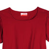 Bobson Japanese Ladies Basic Tees Boxy Fit 155413-U (Maroon)