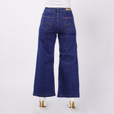 Bobson Japanese Ladies Basic Denim Relaxed Fitting 153766 (Medium Shade)