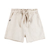 Bobson Japanese Ladies Basic Non-Denim Short 157502-U (Cream)