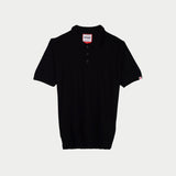 Bobson Japanese Men's Basic Collared Boxy Fit 155100 (Black)