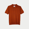 Bobson Japanese Men's Basic Collared Shirt Boxy Fit 155100 (Rust)