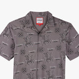 Bobson Japanese Men's Basic Woven Shirt Comfort Fit 154816 (Gray)