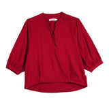 Bobson Japanese Ladies Basic Tees Relaxed Fit 144706 (Rumba Red)