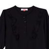 Bobson Japanese Ladies Basic Woven Shirt Relaxed Fit 135210 (Black)