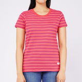 Bobson Japanese Ladies Basic Tees Regular Fit 123325 (Red)