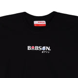 Bobson Japanese Men's Basic Tees with Back Print Comfort Fit 157196-U (Black)