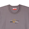 Bobson Japanese Men's Basic Tees Slim Fit 162024-U (Gray)