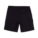 Bobson Japanese Men's Basic Non-Denim Cargo Short Mid Waist 155281 (Black)