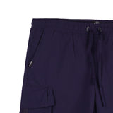 Bobson Japanese Men's Basic Non-Denim Cargo Short Mid Waist 155281 (Navy)