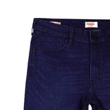 Bobson Japanese Men's Basic Denim Super Skinny Mid Waist 160162-U (Dark Shade)