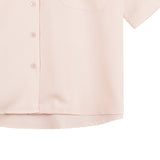 Bobson Japanese Ladies Basic Woven Shirt Boxy Fit 144255 (Coral)